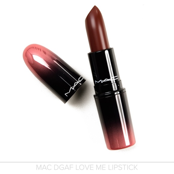MAC lipstick in “DGAF”. Lovely shade of brown with some sheen to it. Brand new! - Picture 2 of 10